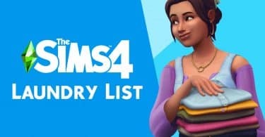 sims 4 laundry list