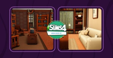 sims 4 book nook kit revamp