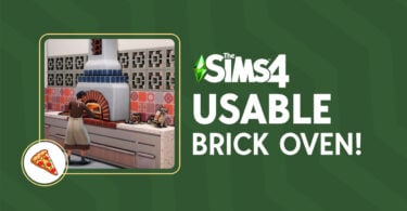 Sims 4 Usable Brick Oven