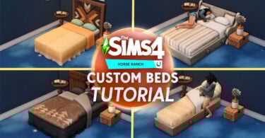 Sims 4 Build Hack Horse Ranch Custom Beds