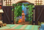 sims 4 cottagecore doorway