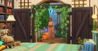 sims 4 cottagecore doorway