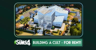 sims 4 for rent cult build featured