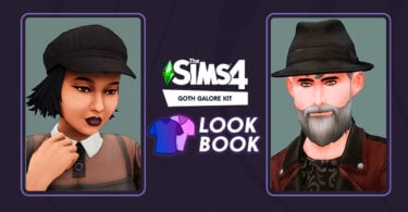 sims 4 goth galore lookbook