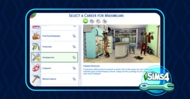 Sims 4 Handyperson Career