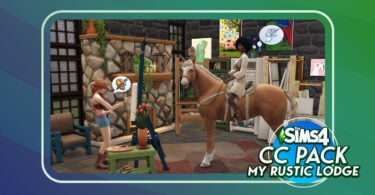 Sims 4 My Rustic Lodge CC Pack