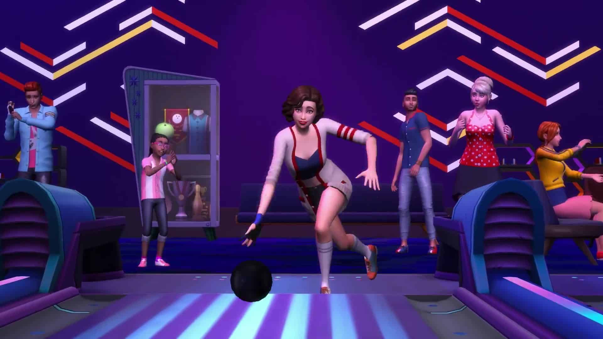 The Sims 4 Bowling Night Stuff Official Trailer 110