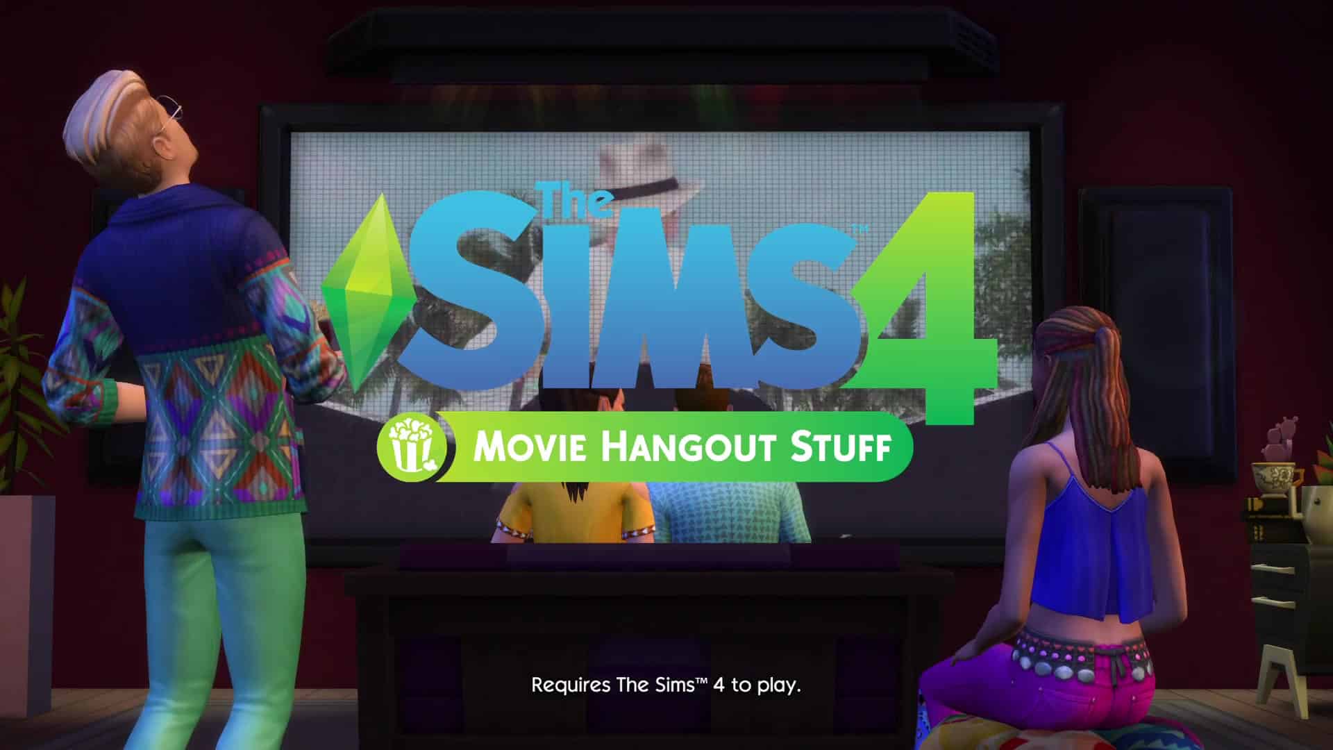 The Sims 4 Movie Hangout Stuff  Official Trailer 021